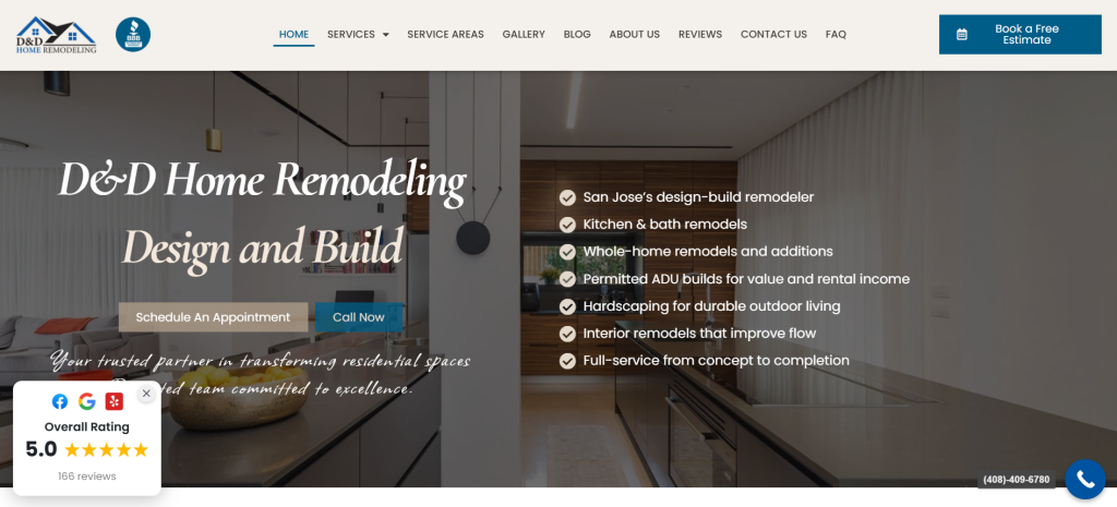 D&D Home Remodeling San Jose